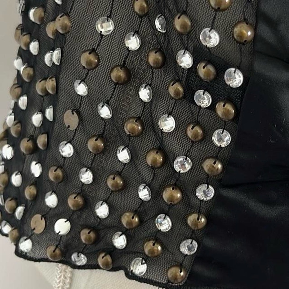 Studded Rhinestone Vest - Picture 3 of 7